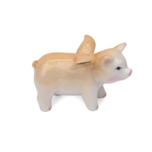 porcelain piggy figurine 9cm