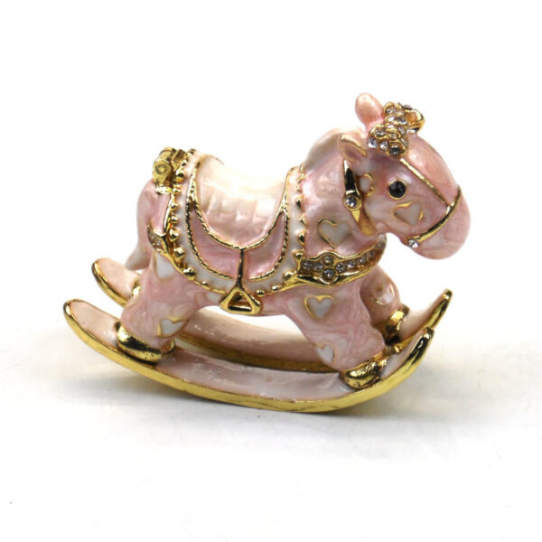 metal crystal rhinestone jewelry box 7cm