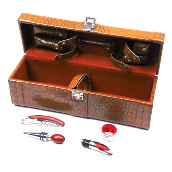 wine box gift set with accessories - Image 2