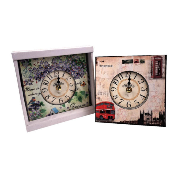 alarm clock 14cm x 10cm
